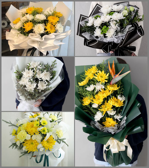 河南郑州新密市来集镇白事花束代送